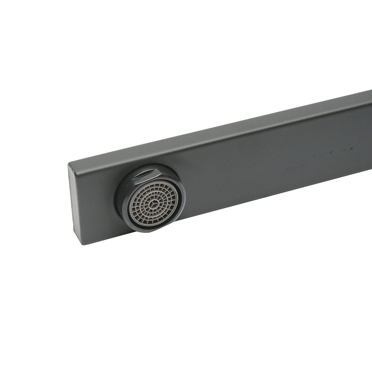 Baterie chiuveta bucatarie, finisaj negru mat, stativ cu monocomanda, material aliaj zinc, accesorii incluse